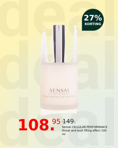 Sensai CELLULAR PERFORMANCE throat and bust lifting effect 100 ml