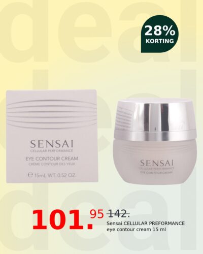 Sensai CELLULAR PREFORMANCE eye contour cream 15 ml
