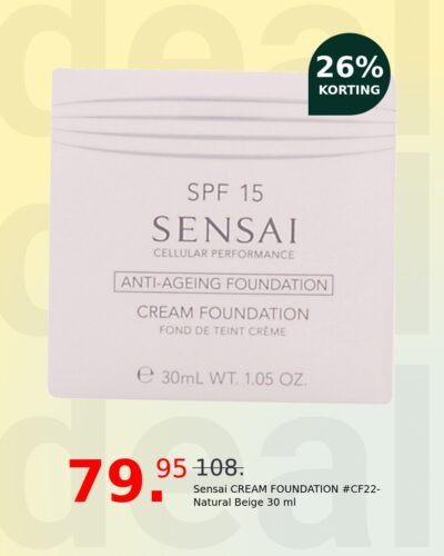Sensai CREAM FOUNDATION #CF22-Natural Beige 30 ml