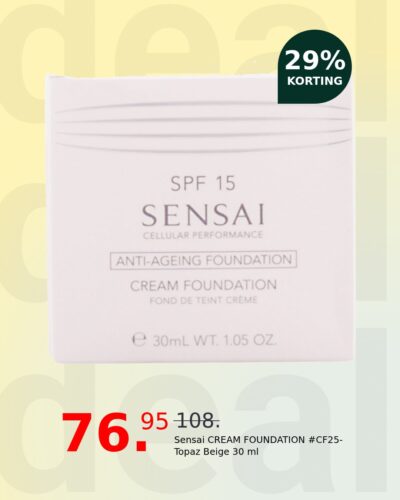 Sensai CREAM FOUNDATION #CF25-Topaz Beige 30 ml