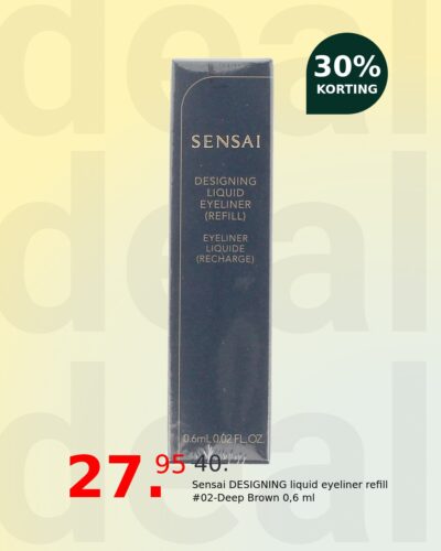 Sensai DESIGNING liquid eyeliner refill #02-Deep Brown 0,6 ml