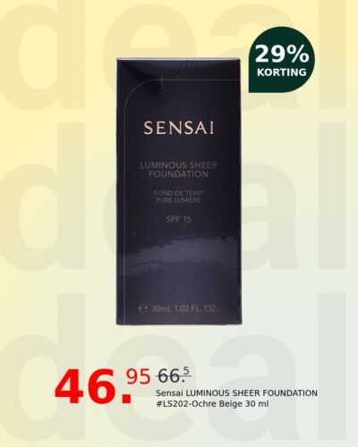 Sensai LUMINOUS SHEER FOUNDATION #LS202-Ochre Beige 30 ml