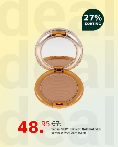 Sensai SILKY BRONZE NATURAL VEIL compact #04-Dark 8,5 gr