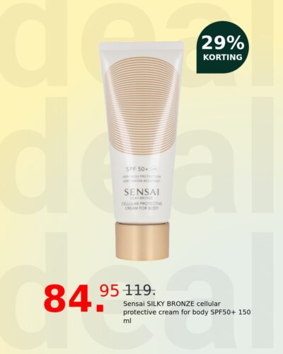 Sensai SILKY BRONZE cellular protective cream for body SPF50+ 150 ml