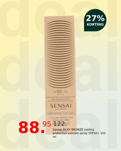 Sensai SILKY BRONZE cooling protective suncare spray SPF50+ 150 ml