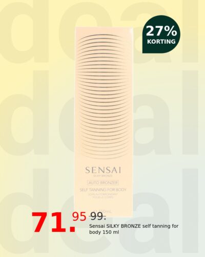Sensai SILKY BRONZE self tanning for body 150 ml