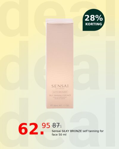 Sensai SILKY BRONZE self tanning for face 50 ml