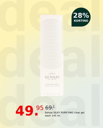 Sensai SILKY PURIFYING clear gel wash 145 ml