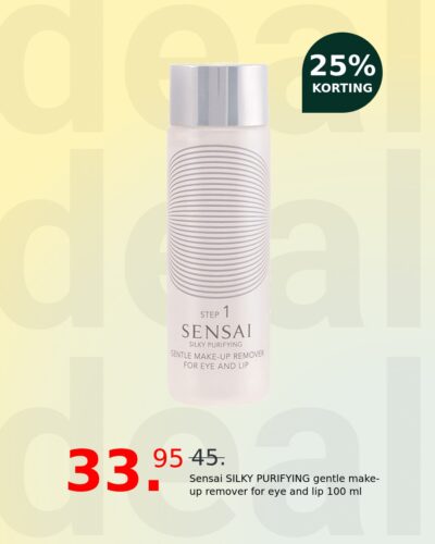 Sensai SILKY PURIFYING gentle make-up remover for eye and lip 100 ml