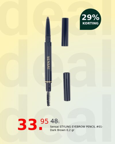 Sensai STYLING EYEBROW PENCIL #01-Dark Brown 0,2 gr