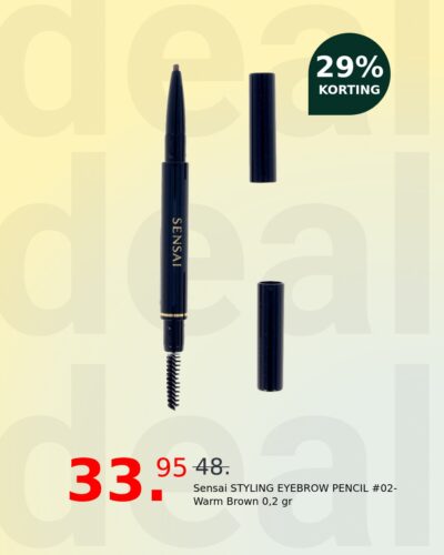 Sensai STYLING EYEBROW PENCIL #02-Warm Brown 0,2 gr