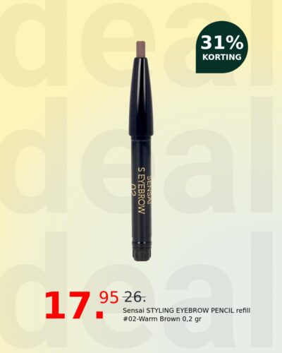 Sensai STYLING EYEBROW PENCIL refill #02-Warm Brown 0,2 gr
