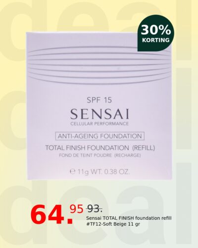 Sensai TOTAL FINISH foundation refill #TF12-Soft Beige 11 gr