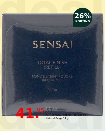 Sensai TOTAL FINISH refill #TF203-Natural Beige 11 gr