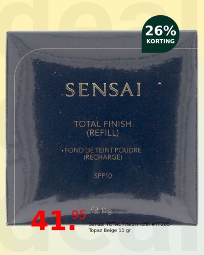 Sensai TOTAL FINISH refill #TF205-Topaz Beige 11 gr