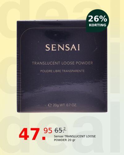 Sensai TRANSLUCENT LOOSE POWDER 20 gr