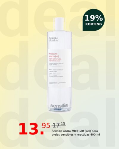 Sensilis AGUA MICELAR [AR] para pieles sensibles y reactivas 400 ml