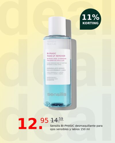Sensilis BI-PHASIC desmaquillante para ojos sensibles y labios 150 ml