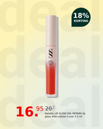 Sensilis LIP GLOW [OIL REPAIR] lip gloss #06-Lobster Lover 3.5 ml