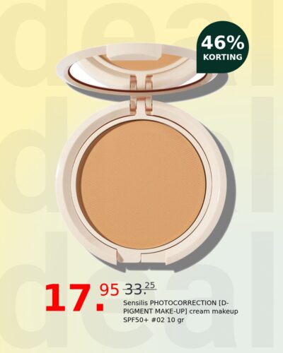 Sensilis PHOTOCORRECTION [D-PIGMENT MAKE-UP] cream makeup SPF50+ #02 10 gr