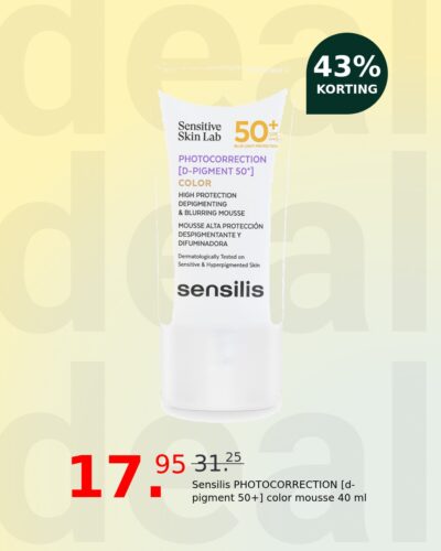Sensilis PHOTOCORRECTION [d-pigment 50+] color mousse 40 ml