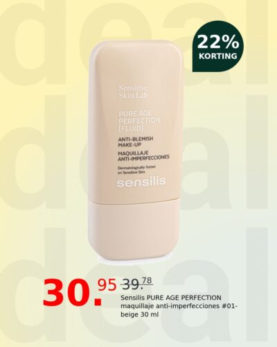Sensilis PURE AGE PERFECTION maquillaje anti-imperfecciones #01-beige 30 ml