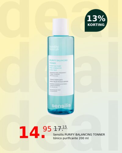 Sensilis PURIFY BALANCING TONNER tónico purificante 200 ml