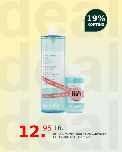 Sensilis PURIFY ESSENTIAL CLEANSER CLEANSING GEL LOT 2 pcs