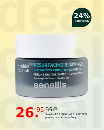 Sensilis RESURFACING BLACK PEEL peeling revitalizante 50 gr