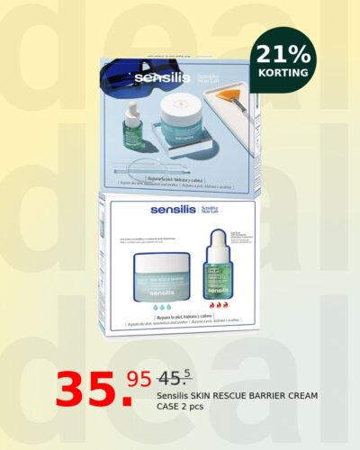 Sensilis SKIN RESCUE BARRIER CREAM CASE 2 pcs
