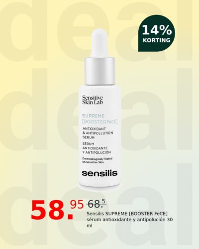 Sensilis SUPREME [BOOSTER FeCE] sérum antioxidante y antipolución 30 ml