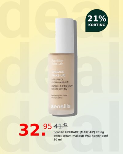 Sensilis UPGRADE [MAKE-UP] lifting effect cream makeup #03-honey doré 30 ml