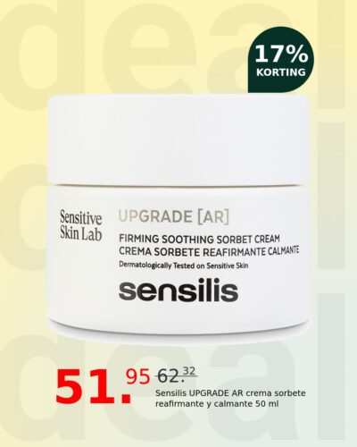Sensilis UPGRADE AR crema sorbete reafirmante y calmante 50 ml