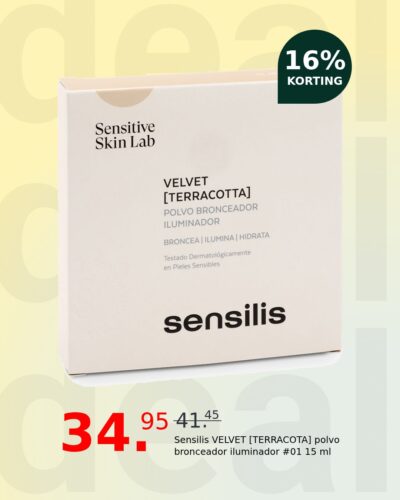 Sensilis VELVET [TERRACOTA] polvo bronceador iluminador #01 15 ml
