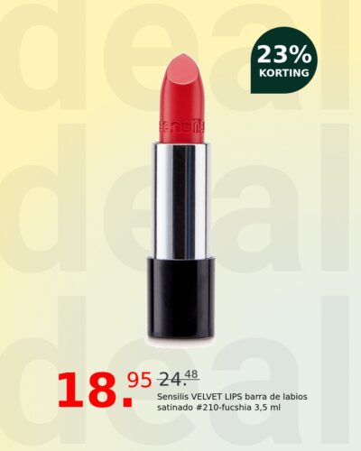 Sensilis VELVET LIPS barra de labios satinado #210-fucshia 3,5 ml