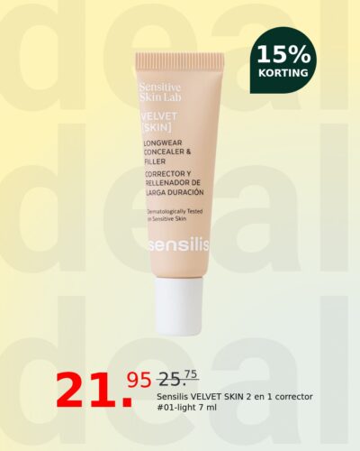 Sensilis VELVET SKIN 2 en 1 corrector #01-light 7 ml