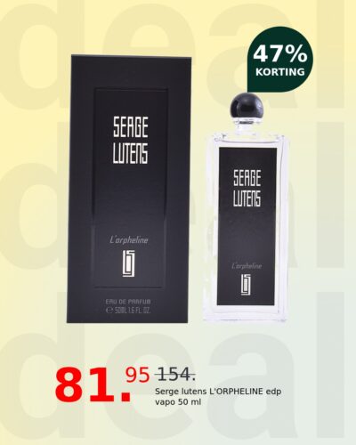 Serge lutens L'ORPHELINE edp vapo 50 ml