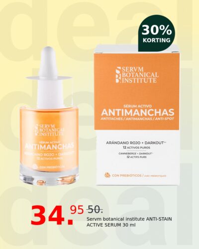 Servm botanical institute ANTI-STAIN ACTIVE SERUM 30 ml