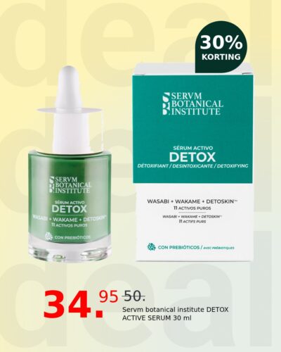 Servm botanical institute DETOX ACTIVE SERUM 30 ml