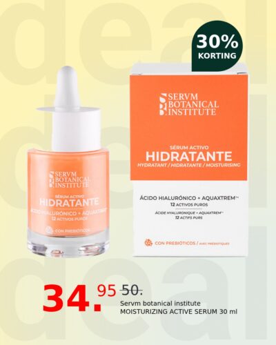 Servm botanical institute MOISTURIZING ACTIVE SERUM 30 ml