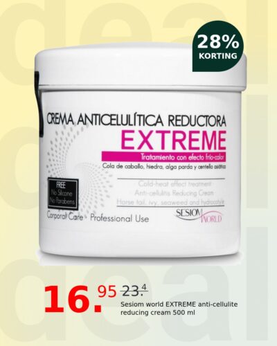 Sesiom world EXTREME anti-cellulite reducing cream 500 ml