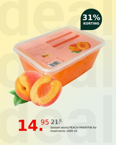 Sesiom world PEACH PARAFFIN for treatments 1000 ml