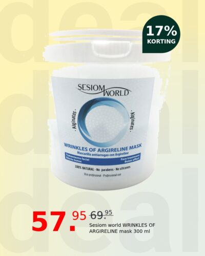 Sesiom world WRINKLES OF ARGIRELINE mask 300 ml