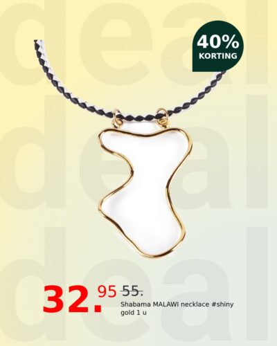 Shabama MALAWI necklace #shiny gold 1 u