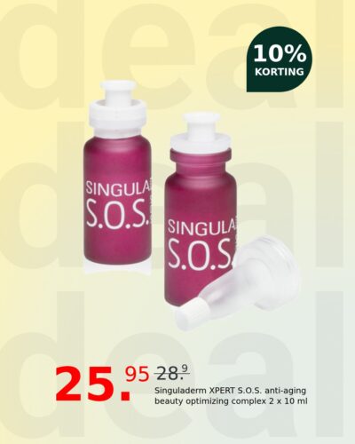 Singuladerm XPERT S.O.S. anti-aging beauty optimizing complex 2 x 10 ml