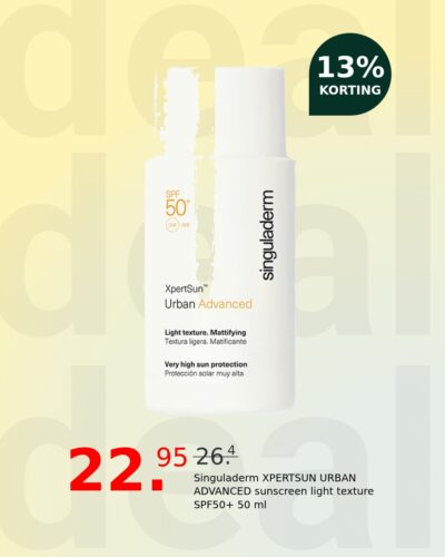 Singuladerm XPERTSUN URBAN ADVANCED sunscreen light texture SPF50+ 50 ml