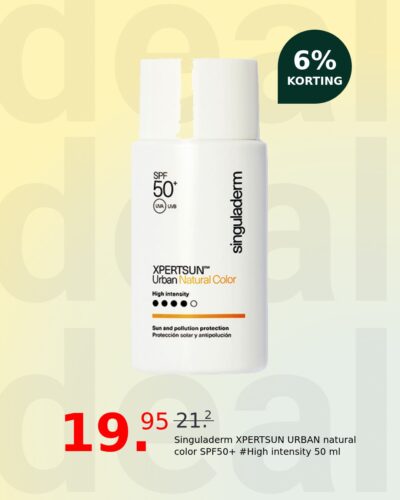 Singuladerm XPERTSUN URBAN natural color SPF50+ #High intensity 50 ml