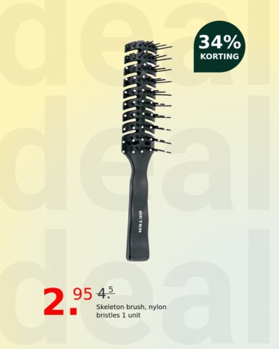 Skeleton brush, nylon bristles 1 unit