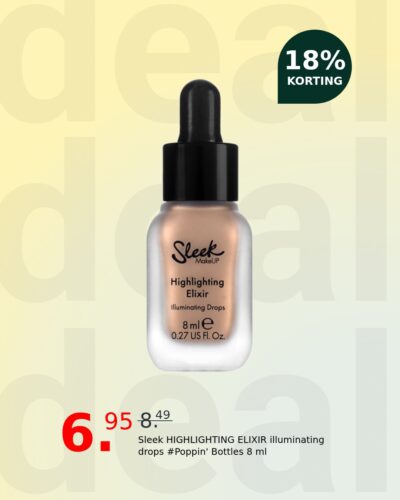 Sleek HIGHLIGHTING ELIXIR illuminating drops #Poppin' Bottles 8 ml