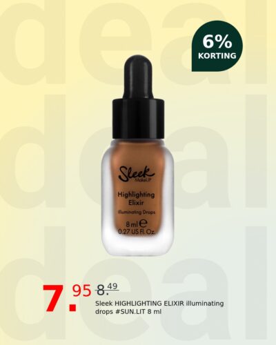 Sleek HIGHLIGHTING ELIXIR illuminating drops #SUN.LIT 8 ml